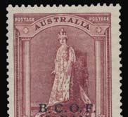 Australia continued Bahrain x561 561 ** #M1-M7 1946-1947 B.C.O.F. overprint set of 7, mint never hinged, fresh, fi ne-very fi ne.