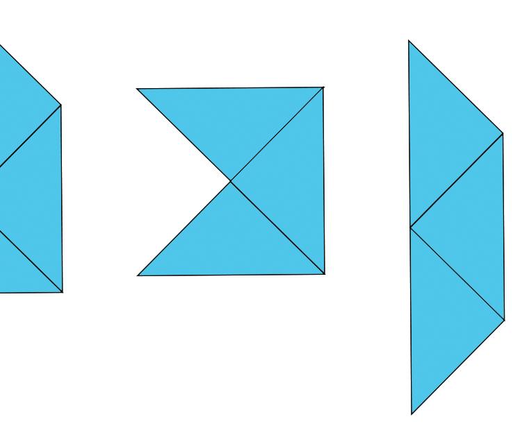 triangles, four