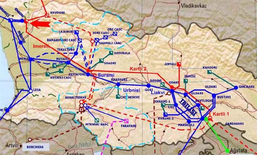 Georgia: Tiblisi Relies on Enguri Dam Line Loss