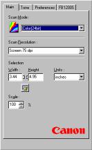 Chapter 3 Scanning Setting Scan Mode, Resolution, and Dimensions When ScanGear CS-S is installed, the settings are in place and you can scan without changing them.