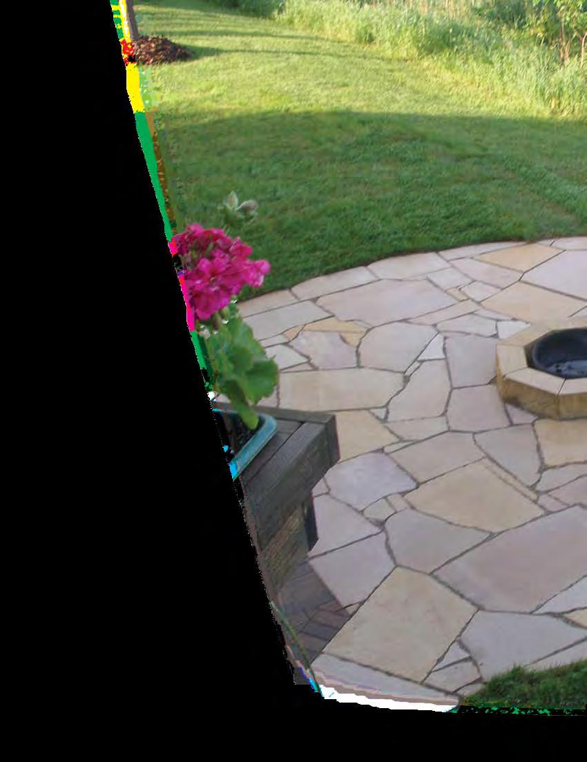 flagstone Flagstone lends an informal, rustic feel to patios and garden walks. Each natural flagstone has a sawn top and bottom and is split on most sides.