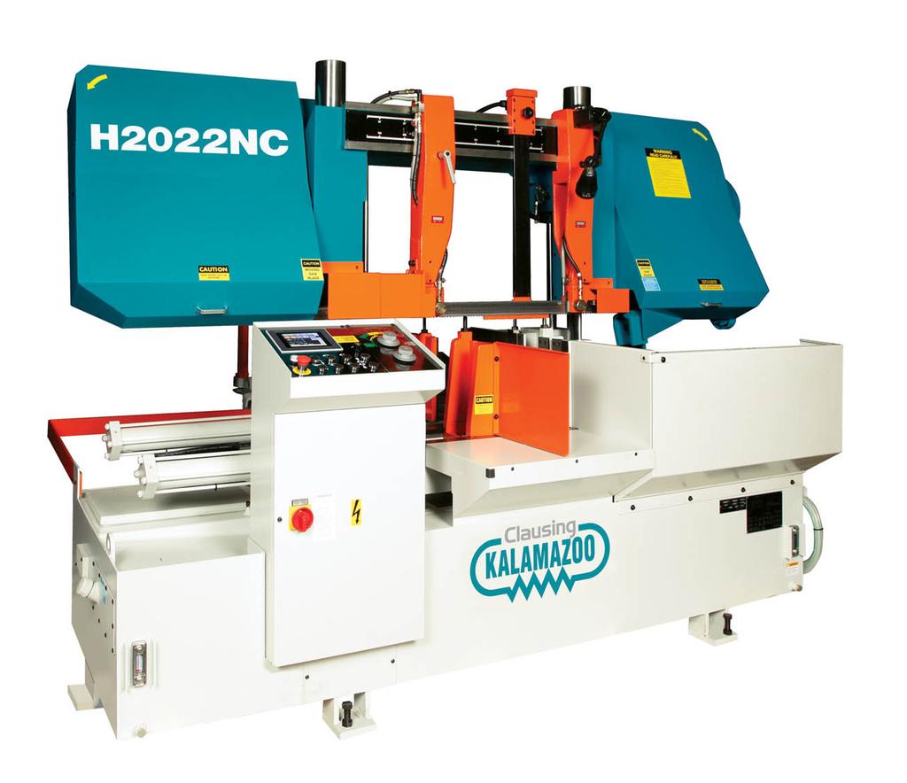 SAWING LARGE CAPACITY HORIZONTAL BANDSAWS A full range of semi-automatic, automatic and automatic NC large capacity horizontal bandsaws.