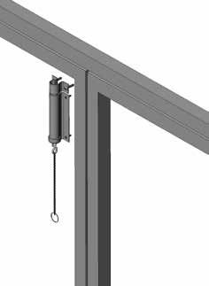 Frame Assembly DOUBLE TWIN-WALL DOOR ASSEMBLY (continued) 11. Mark plate mounting hole locations on panel and drill a 5/16" hole through panel and door frame.