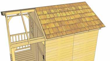 Roof plywood flush with end of rafter. 63.