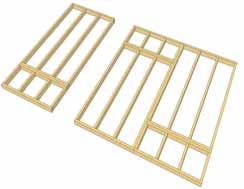 3. Lay out Floor Joist Frames as illustrated.