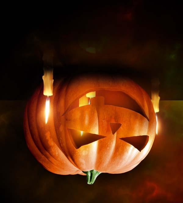 Conclusion Our image is ready! Now we have a nice Halloween's wallpaper to use and share.