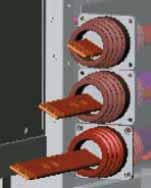 The arc detection system should be seen as a safety enhancement and not as an substitute for internal arc tested switchgear. Fig. 7: ZX GIS Switchgear arc ducting. Fig. 8: Busbar segregation.