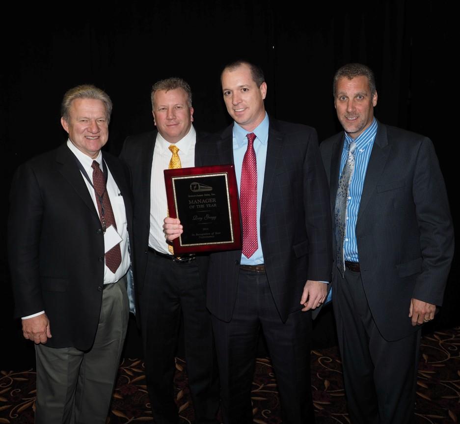 , Ray Gragg, Jeff Parrish Ray Gragg (Indianapolis branch) was named 2014 Branch Manager of the Year.