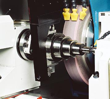 grinding spindle: Constant rigidity over the full speed range thanks to the rolling-contact