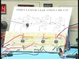 shown here and then we have tried to measure the two voltages. Let me show you the actual demo. Here you can see the same circuit is shown.