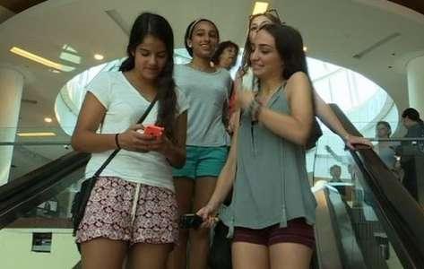 Teens shared that shopping (in