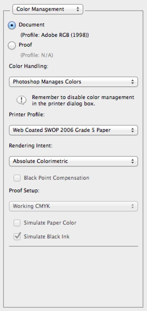 4. Printing yoked images Instructions for printing a ColorPony yoked image 1. Build an ICC profile of your printer See your profiling software for more information.