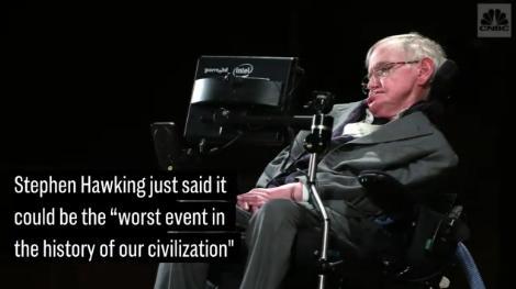 AI CONTROVERSY Stephen Hawking says A.I. could