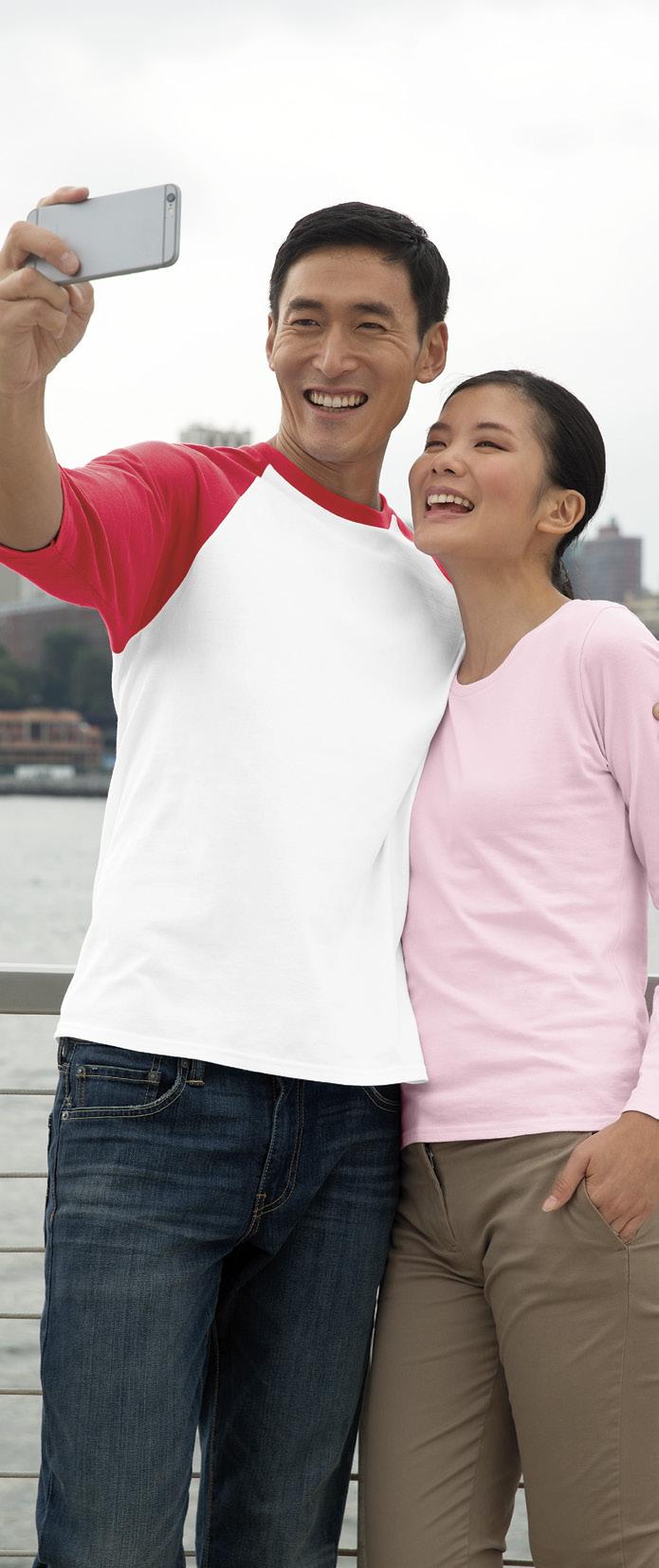 T-Shirts Color, fit and comfort. Layered or on its own, a Gildan t-shirt has the details you re looking for.