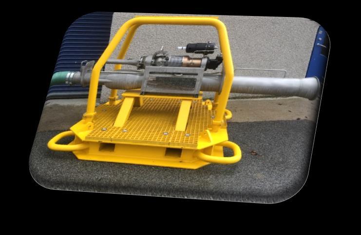 5000 MSW Optimum dredging up to 110mm rocks Comes with clay jetting nozzle & agitator as standard Optional lengths of suction / discharge hoses that can be changed out subsea Easily adapted to ROV or