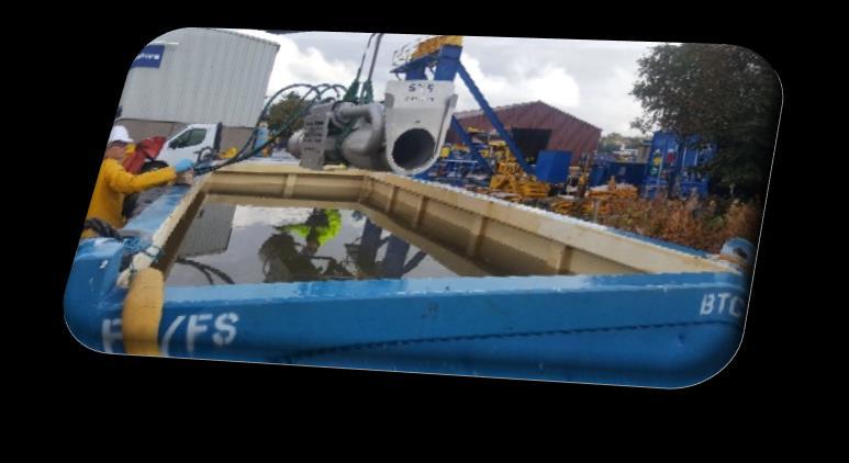 Rocks (t/h)* 90 metric tons per hour ** Based on a rock size of 6 8 ** Unrestricted Diameter 300mm Dimensions of Dredger L x W x H x weight in Kg 3000mm x 600mm x 800mm x 250 Kg Dimensions of