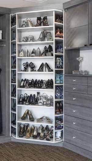 Make organizing your shoes, clothing and accessories easy and convenient with the 360