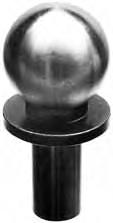 GAGING & INSPECTION Tooling Balls (Shoulder Tooling Balls) Used as reference points for inspection applications in conjunction with Coordinate Measuring Machines to accurately measure the workpiece