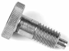 SPRING LOADED DEVICES Knurled Knob Hand Retractable Spring Plungers Steel & Stainless Steel: Non-Locking Material: Body: Steel or Stainless Steel Plunger: Steel or Stainless Steel Unified ANSI and