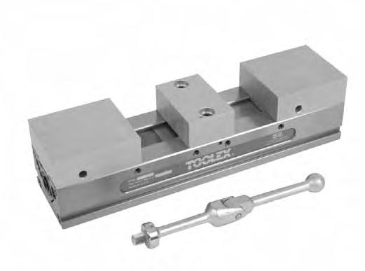 ReLock CNC vises, available with machinable soft jaws, hard jaws, master jaws and parallels, or