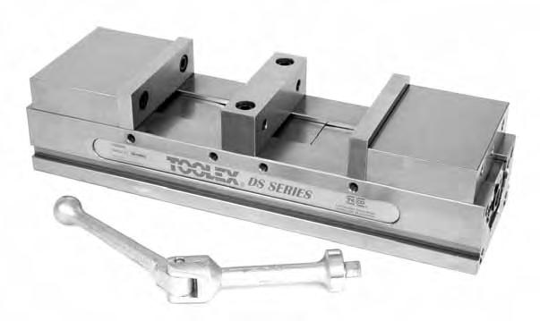 TOOLEX DS Series 6 Double Station Hard Jaw Vise Includes manual off-set mechanism with maximum.