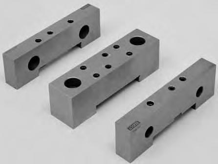 AccuSnap Master Jaws Adaptable to most vise jaw systems! For ReLock applications, AccuSnap master jaws mount to the SnapLock carrier jaws and accept all AccuSnap jaw components.