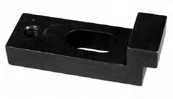 Plain Clamps Material: Forged high tensile carbon steel Black Oxide Finish Part Stud Size Tap Wt. No.