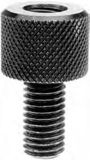 TOOLING COMPONENTS Threaded Flat Rest Pads Material: 1117 Steel Black oxide finish