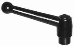 CLAMPING LEVERS & HANDLES Zinc Ball Tapped Style Steel Inch Zinc die cast zinc ball style handle with durable black powder coated finish. RoHs compliant.
