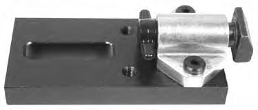 T-Handle Spring Stop with Pad Provides horizontal clamping T-Handle