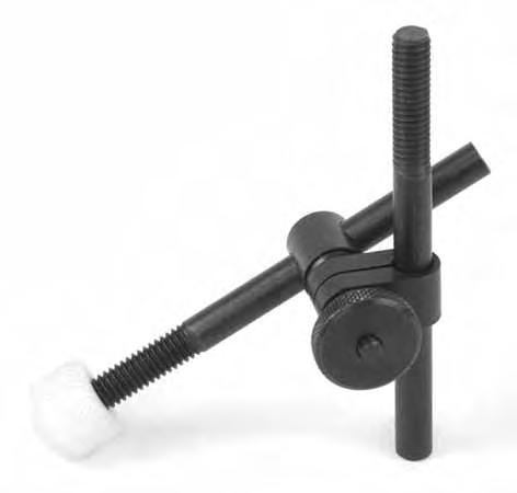 GAGING & INSPECTION Adjustable Ball Positioner For holding parts at an angle Pivots approximately 45 o from horizontal in every direction Collar easily