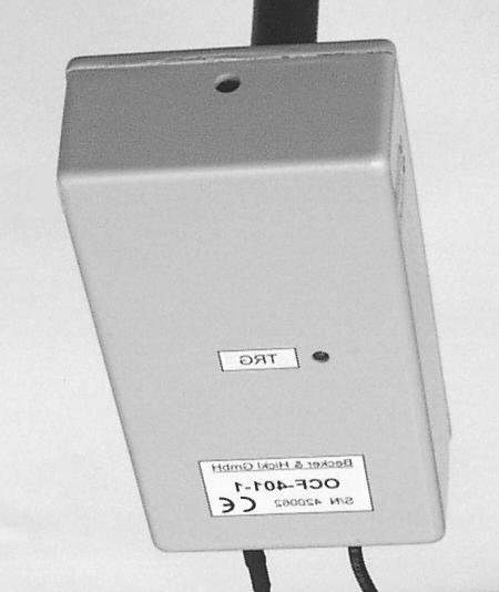 Output, 50 Ohm SMA Power Supply 5V TriggerIndikatorLED Zero Cross Level Adjust Photodiode Threshold Adjust Fig.