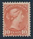 Small Queens continued 78 79 x80 78 ** #45iv 1890s 10c brown red Small Queen, with Gash in Right