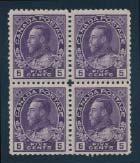 179 180 182 172 173 172 ** #112a 1924 5c violet Admiral on Thin Paper, Wet Printing, mint never