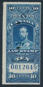 ... Van Dam $475 316 317 312 313 316 317 #FSC20 1935 $1 blue Supreme Court law Stamp, Surcharged $30 in Blue,