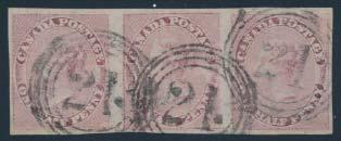 ... Unitrade $2,000 19 * #7F 1852 10d blue Engraved Forgery, unused (no gum), a rare item from an unknown forger.