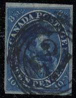 imperforate, deep colour and light cancel,