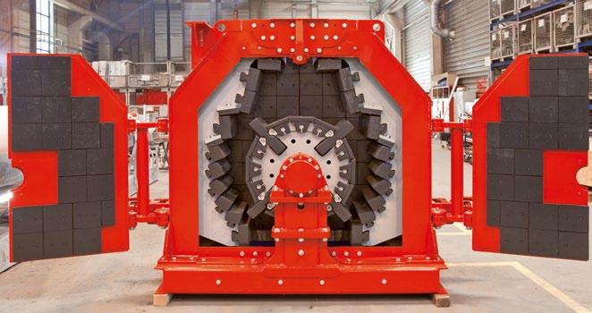 Impact crusher SMR 10/5/4 Impact crusher SMR 10/10/4 Automation - SBM Crush Control A comprehensive automation system is available in combination with the fully hydraulic impact plate adjustment and