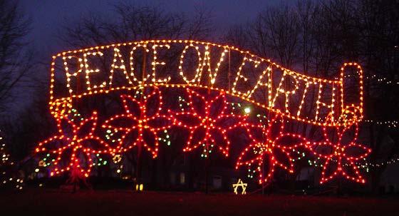 SIGNS & SKYLINES PEACE ON EARTH SCROLL 20 X 8 1143168 $10,070.00 LED $11,370.00 SEASONS GREETINGS MARQUE 25 X9 1125773 $10,870.