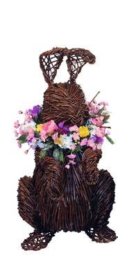 1074876 $985 36 WREATH 1101485 $315 These darling bunnies can be decorated with