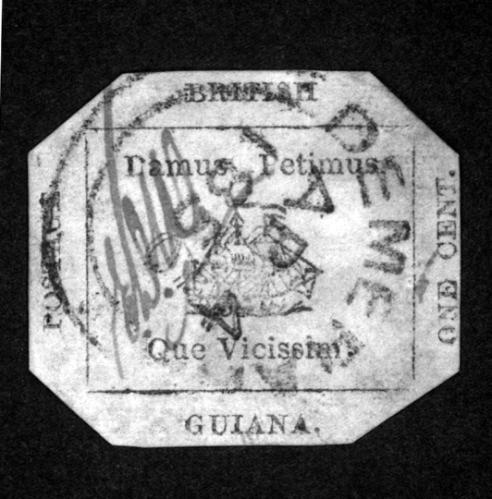 Stamp measured at 25mm Inverse of the