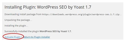 You can search for plugins such as the ones above using their name typed into the search bar. For example: SEO by Yoast.