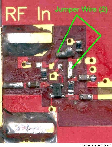 Scanned Image of PC Board, Close-In Shot Total PCB area used 35 mm² Figure