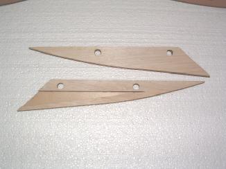 Start by attaching the balsa inside doubler to the sponson insides.