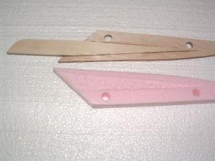 4) Set the spar inside of the cut out on the left side sponson.