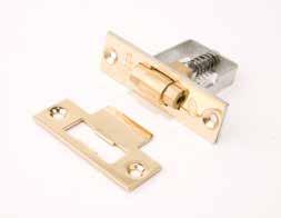 roller latch Brass roller latch djustable springing to provide a positive push/pull operation vailable in polished brass or nickel plated finishes Rim Nightlatch - 707