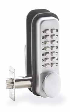 Digital Locks 9160, 9260 & 9360 - Digital locks Simplicity of installation combined with the convenience of keyless security 45mm 158mm 9160 60mm 44mm 50mm 48mm Push button digital lock - 9160 Push