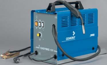 Available in versions with or without gas, the EASYMIG installations are equipped with the essantial accessories needed for an immediate use. Input voltage: 0 V single-phase.
