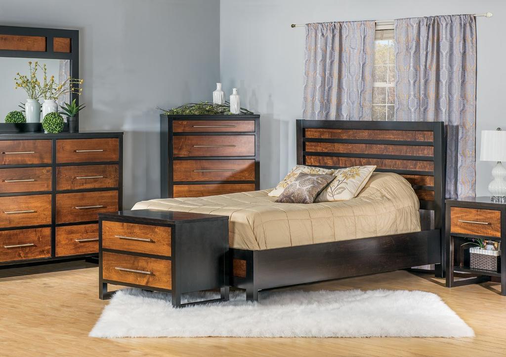 Highland Park III Collection Collection shown in Brown Maple with Ebony and Asbury stains