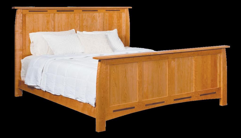 Headboards: 52"h Footboards: 32"h Items Not Pictured: Low Dresser with Mirror, Lingerie Chest, and Blanket Chest Top